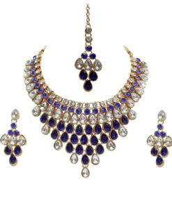 Gold Plated Kundan Necklace for Women
