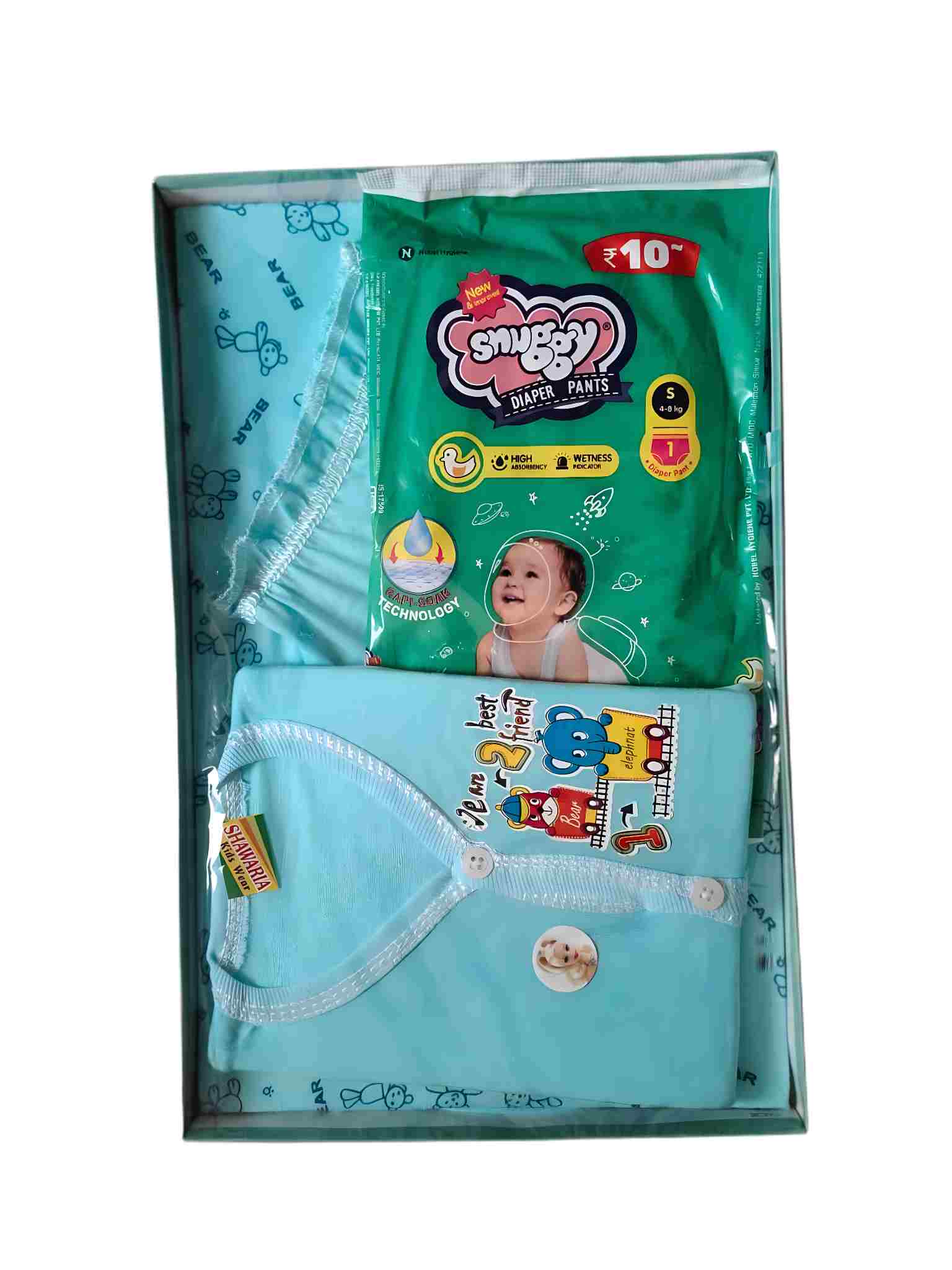Born Baby Gift Set Soft Cotton Clothing for Infants - Image 4