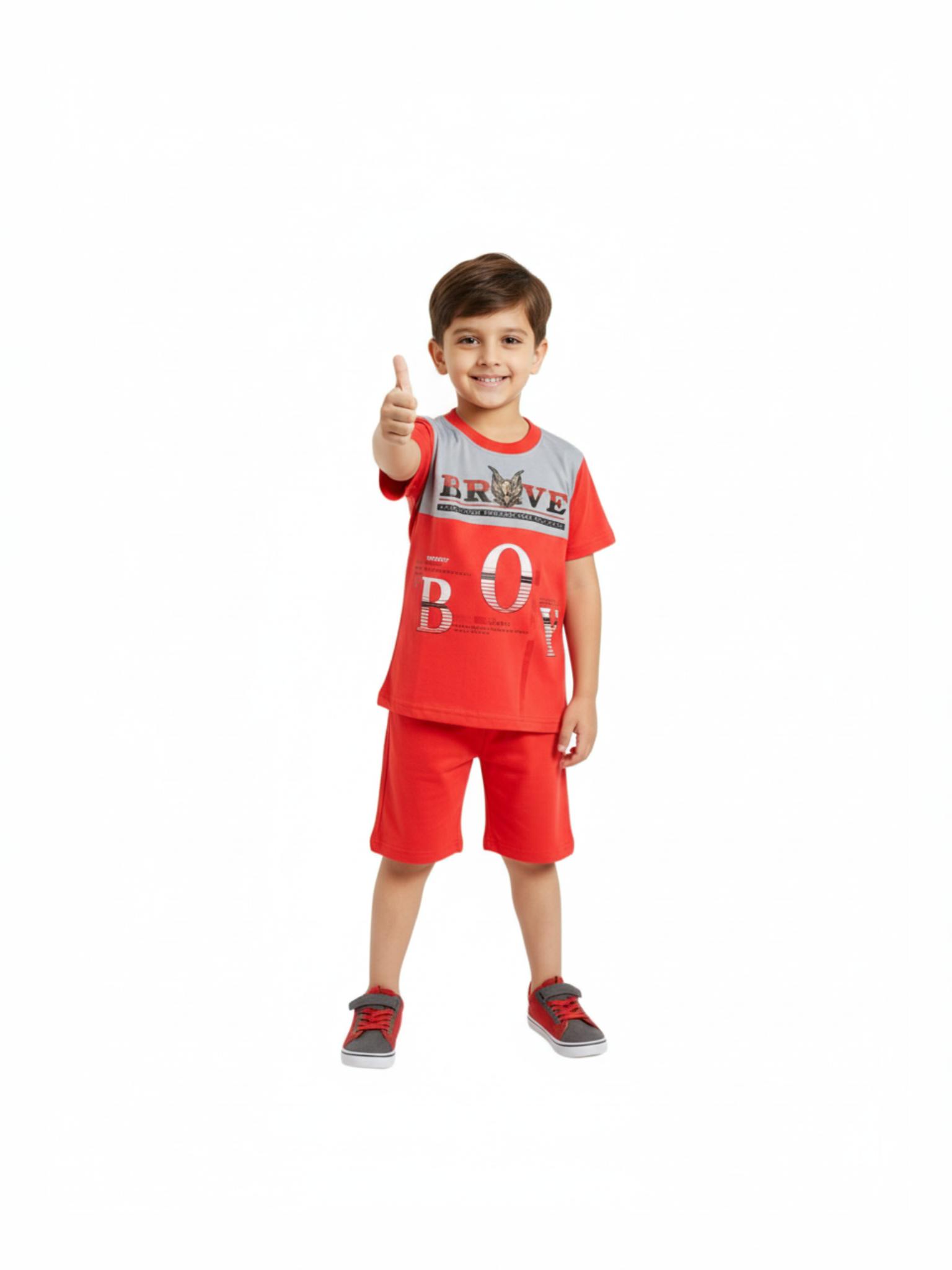 33fdb5de-3504-4494-8ae2-9675e6fa3390 (51) Kids Premium cut Tshirt & shorts set - Image 2